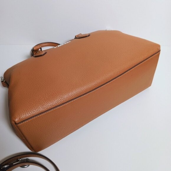 SOLD Coach Georgia Satchel Bag Light Saddle CBM11 - Picture 9 of 9